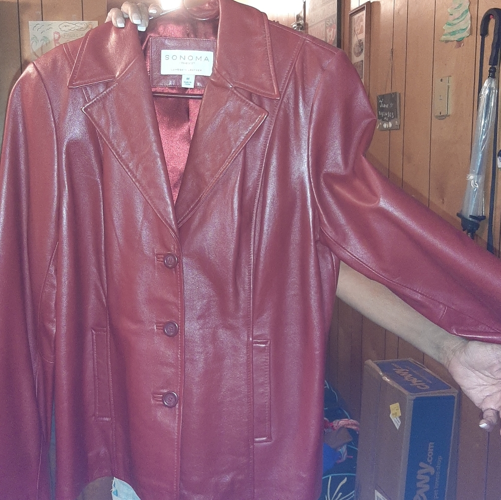 Leather jacket